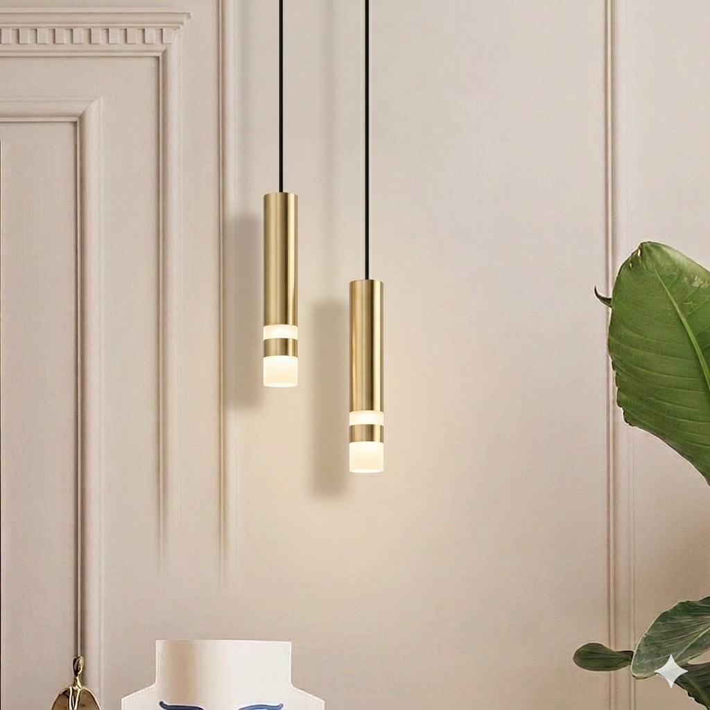 ACRYLIC LONG TUBE HANGING LIGHT