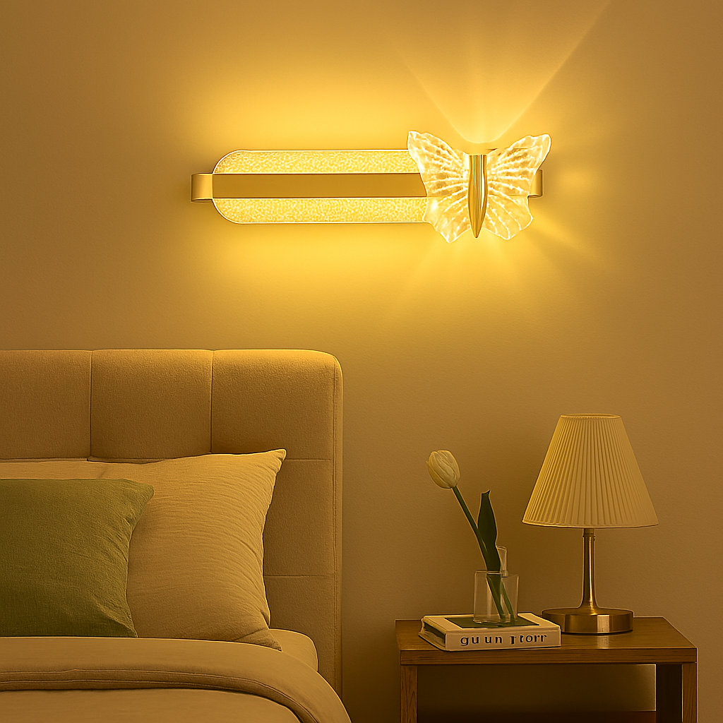 BUTTERFLY GLOW WALL LIGHT