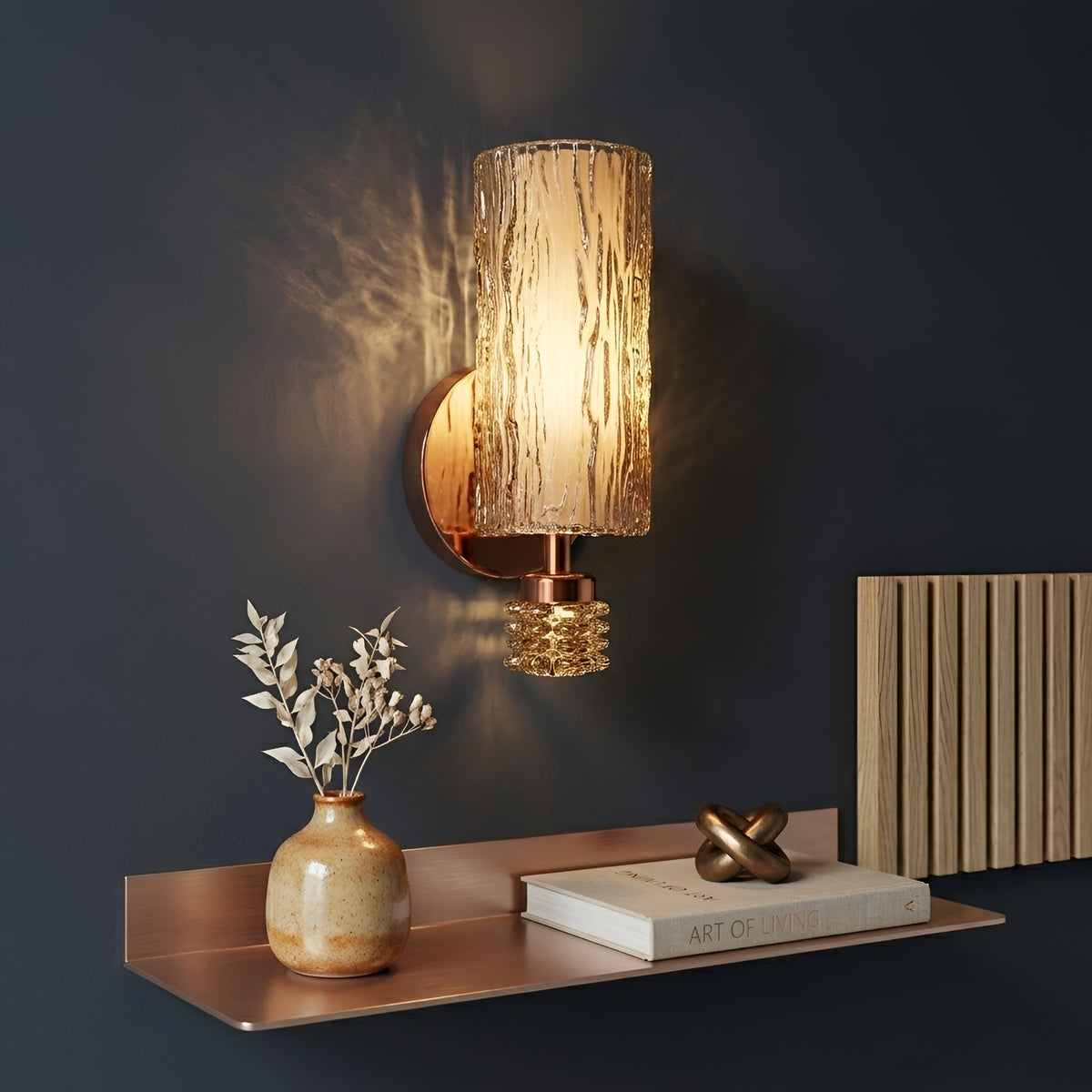 Decorative Gold Crystal Wall Lamp