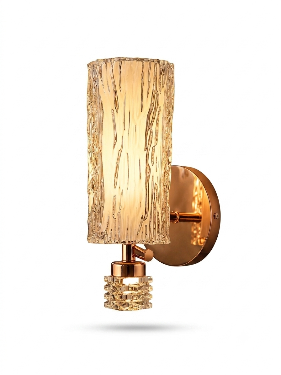 Decorative Gold Crystal Wall Lamp