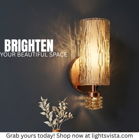 Decorative Gold Crystal Wall Lamp