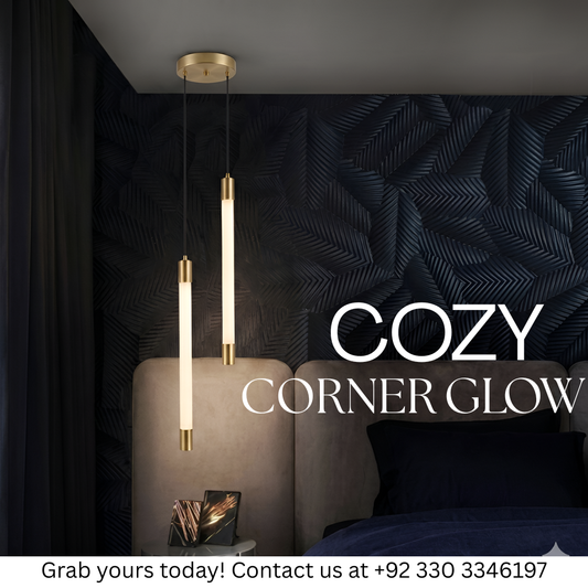 DOUBLE TUBE PENDANT HANGING LIGHT