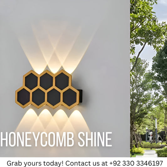 HONEYCOMB DESIGN OUTDOOR LIGHT