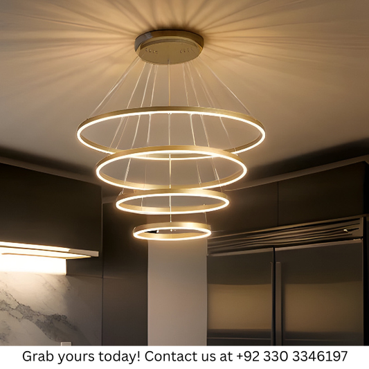 4 RING STYLISH CHANDELIER