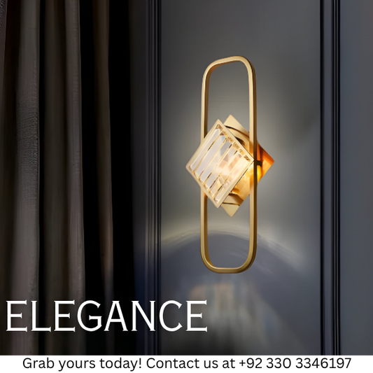 LUXURY STYLISH GOLDEN WALL LAMP
