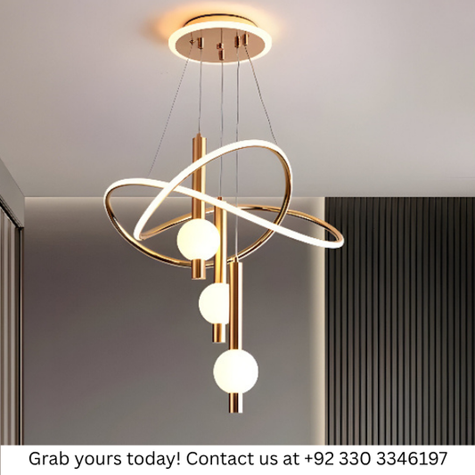STYLISH GOLD PENDANT LIGHT