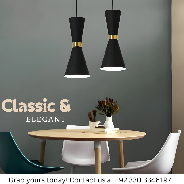 NORDIC GLOW BLACK PENDANT