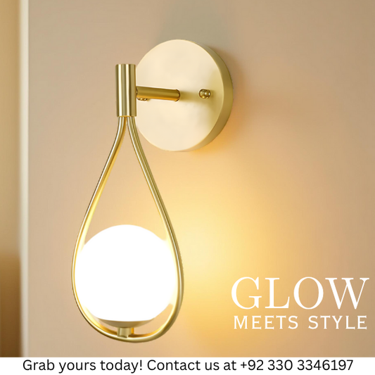 CRYSTAL GLOW WALL SCONCE