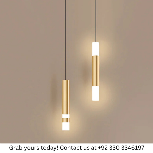 ACRYLIC LONG TUBE HANGING LIGHT