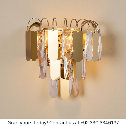 LUXURY CRYSTAL STRIPS WALL LIGHT