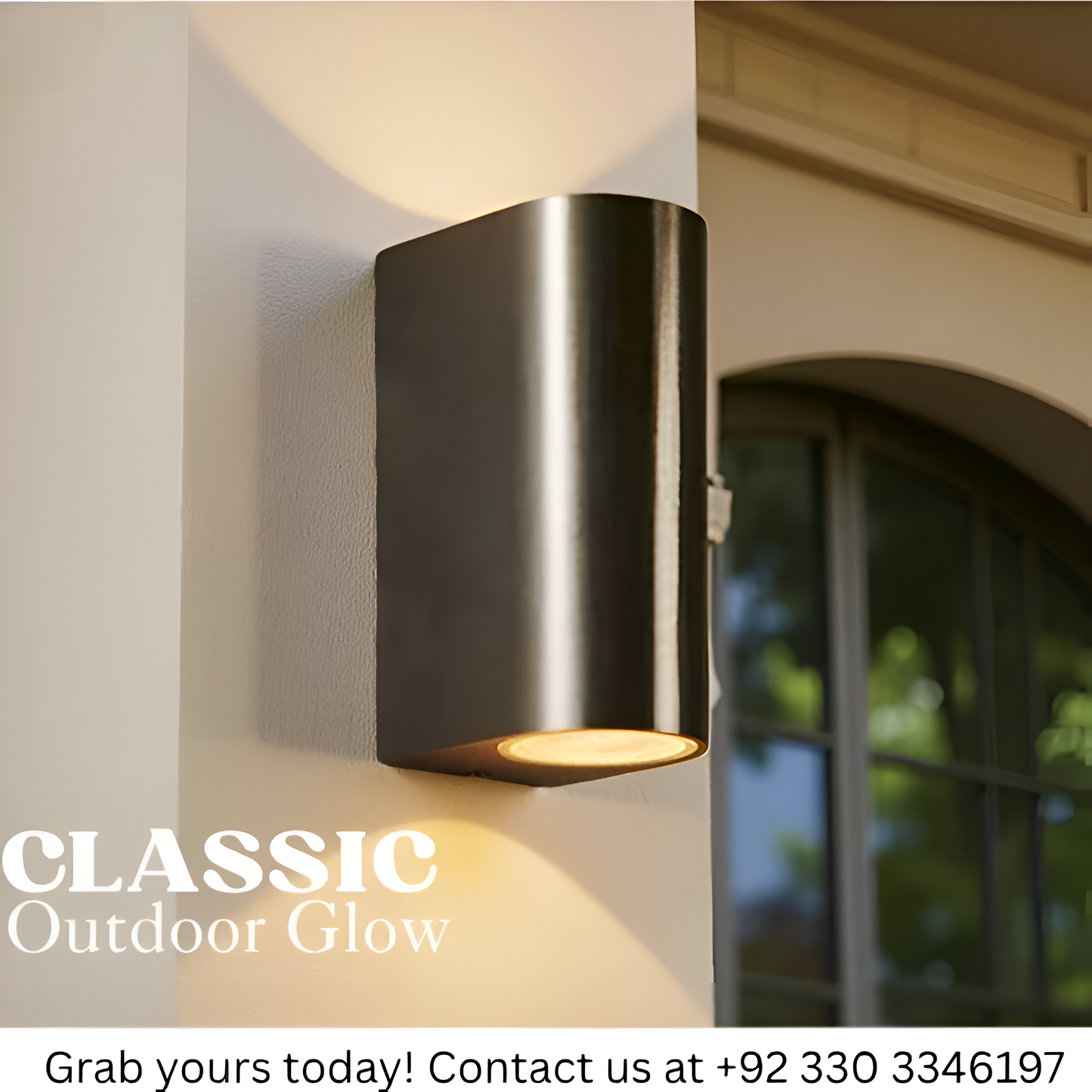 DOUBLE SIDE OUTDOOR WALL LIGHT