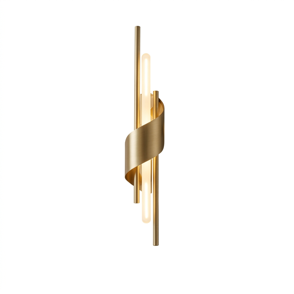 GOLDEN TWIST GLOW WALL LIGHT
