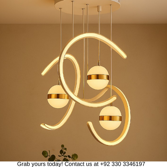 CURVE LED HANGING PENDANT LIGHT