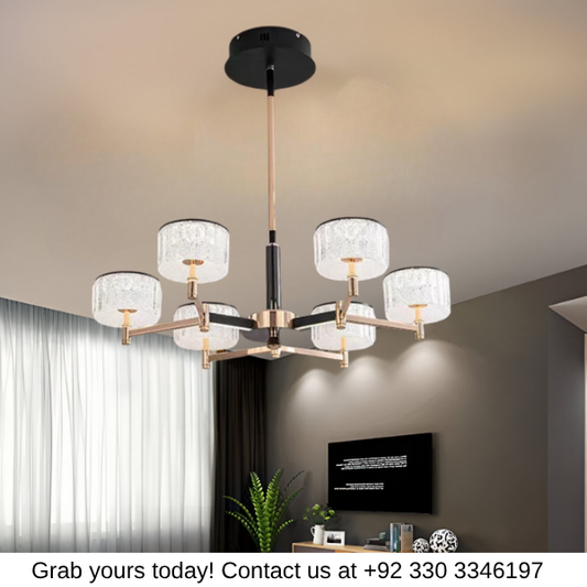 ICE CRYSTAL ELEGANCE CHANDELIER