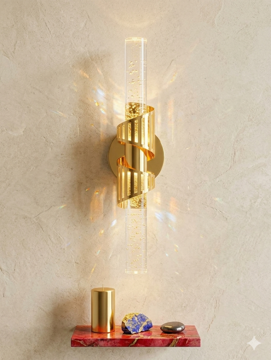 LUXURY CRYSTAL DECORATIVE WALL LIGHT