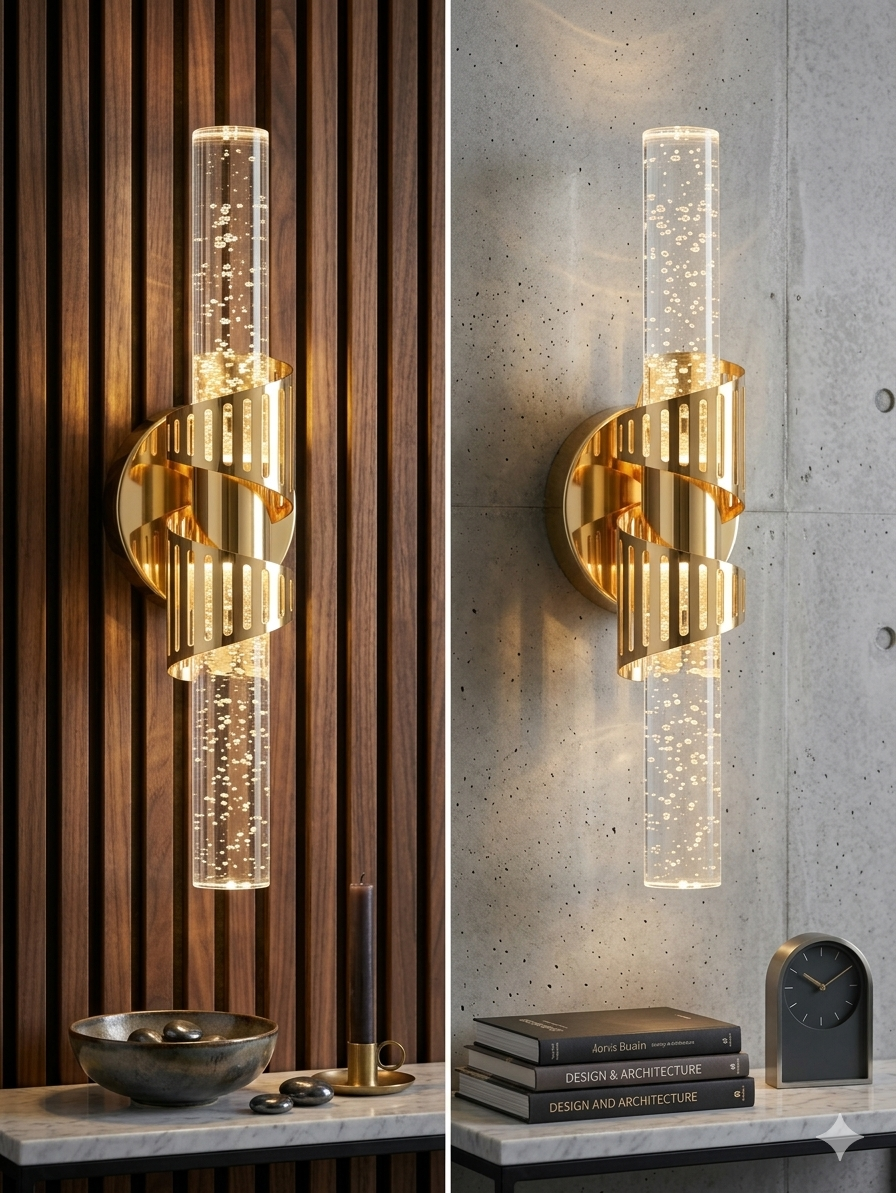 LUXURY CRYSTAL DECORATIVE WALL LIGHT