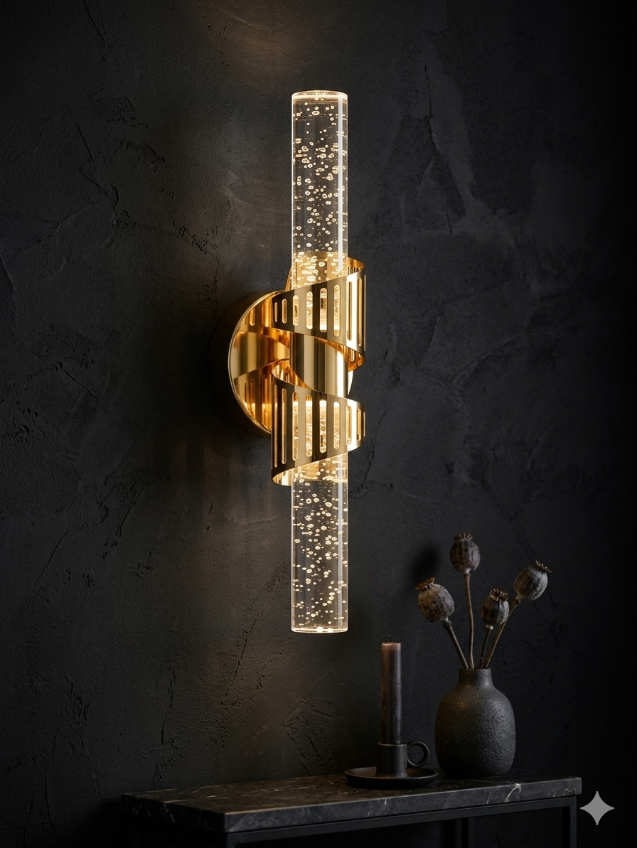 LUXURY CRYSTAL DECORATIVE WALL LIGHT