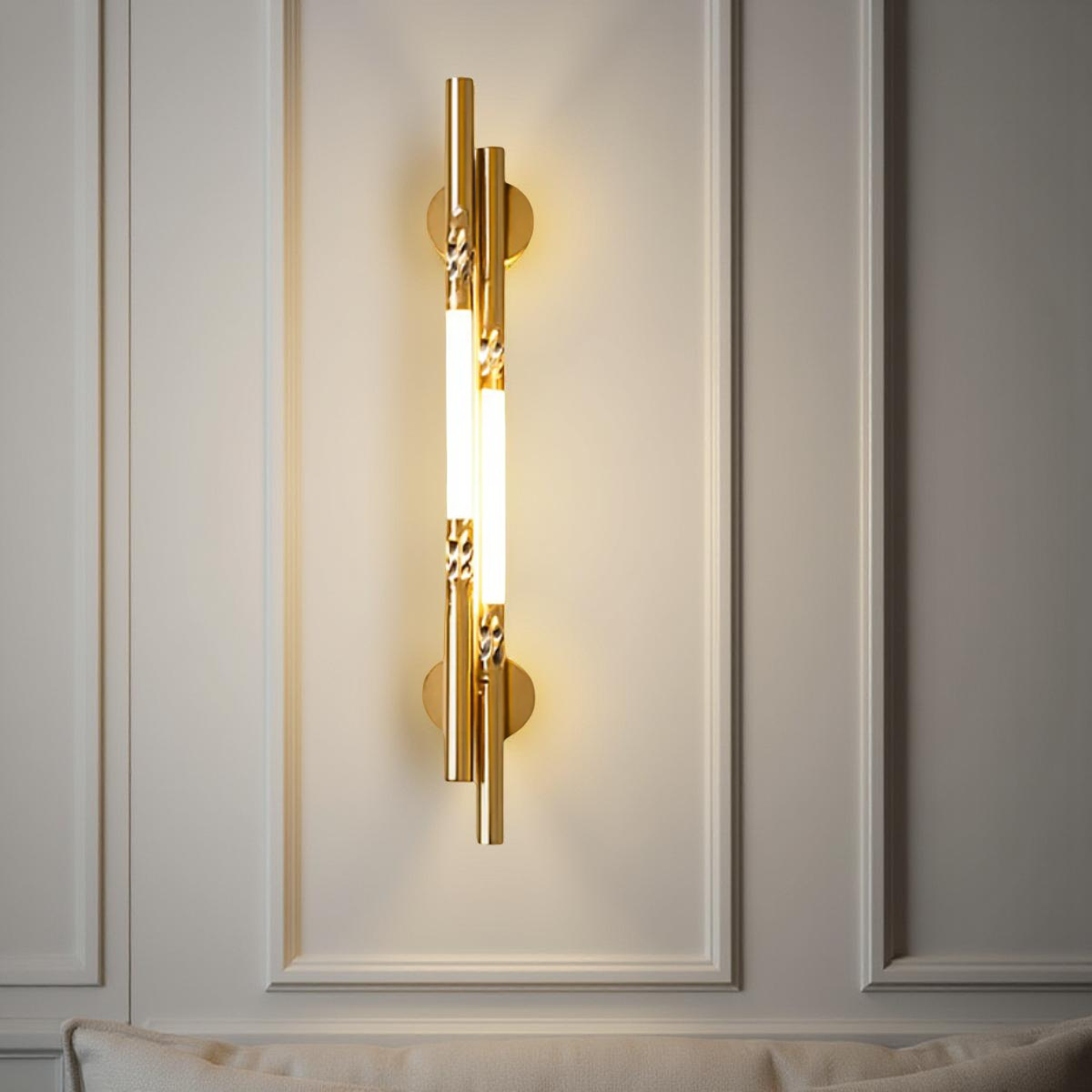 MODERN GOLDEN WALL LAMP FOR BEDROOM & LIVING ROOM