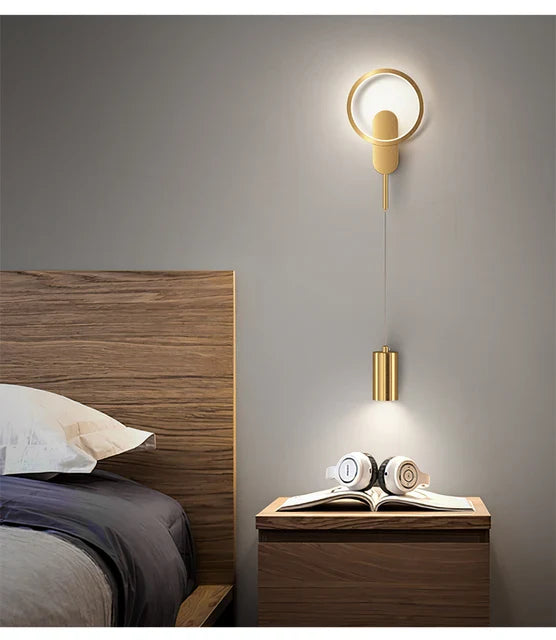 MODERN BEDSIDE WALL LAMP