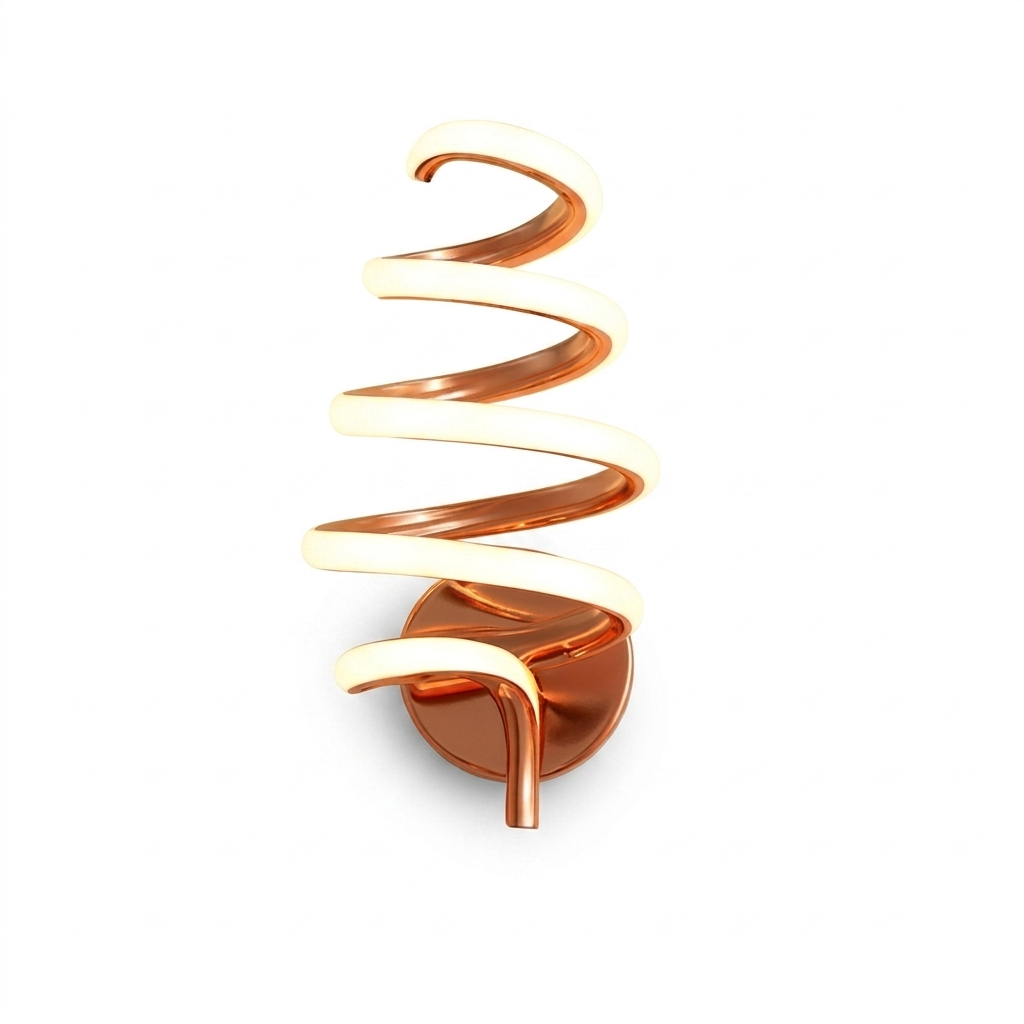 MODERN SPIRAL WALL LIGHT