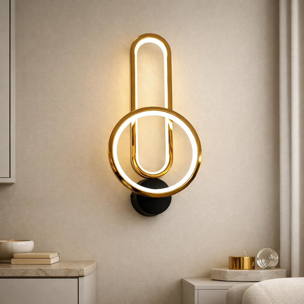 MODERN ROUND WALL LIGHT - WALL LAMP