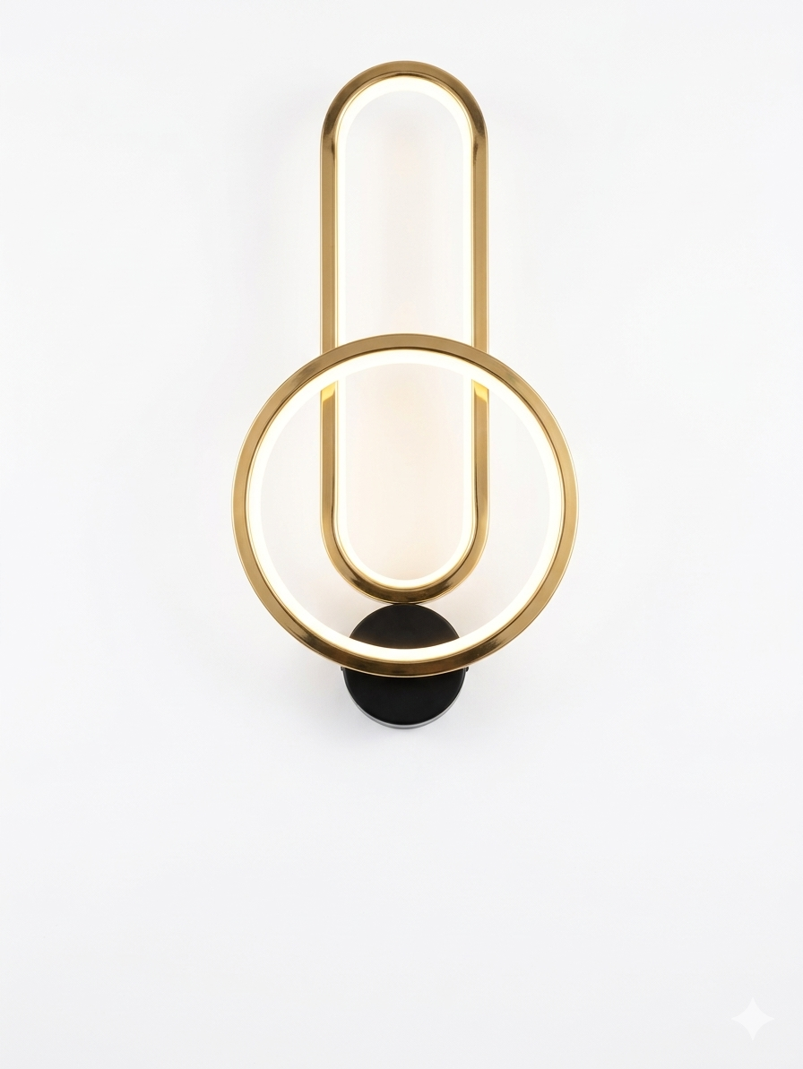 MODERN ROUND WALL LIGHT - WALL LAMP