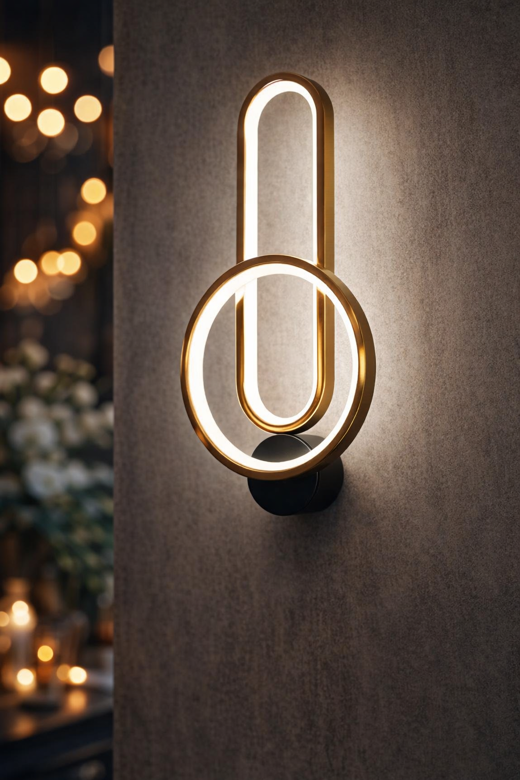 MODERN ROUND WALL LIGHT - WALL LAMP