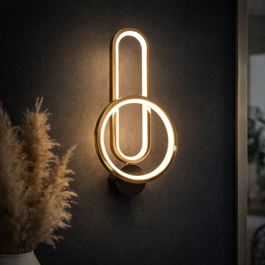 MODERN ROUND WALL LIGHT - WALL LAMP