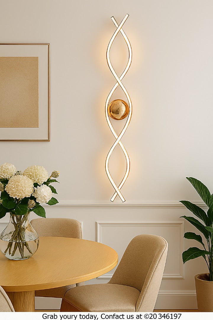 MINIMALIST WAVE WALL SCONCE - WALL LIGHT