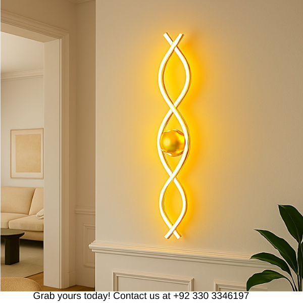 MINIMALIST WAVE WALL SCONCE - WALL LIGHT