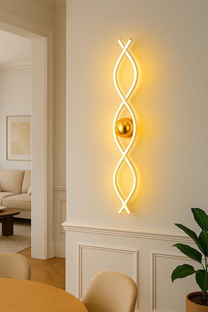 MINIMALIST WAVE WALL SCONCE - WALL LIGHT