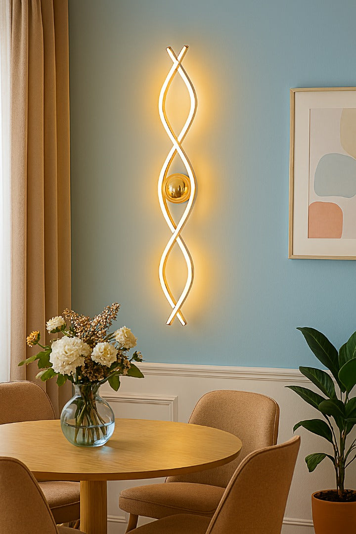 MINIMALIST WAVE WALL SCONCE - WALL LIGHT