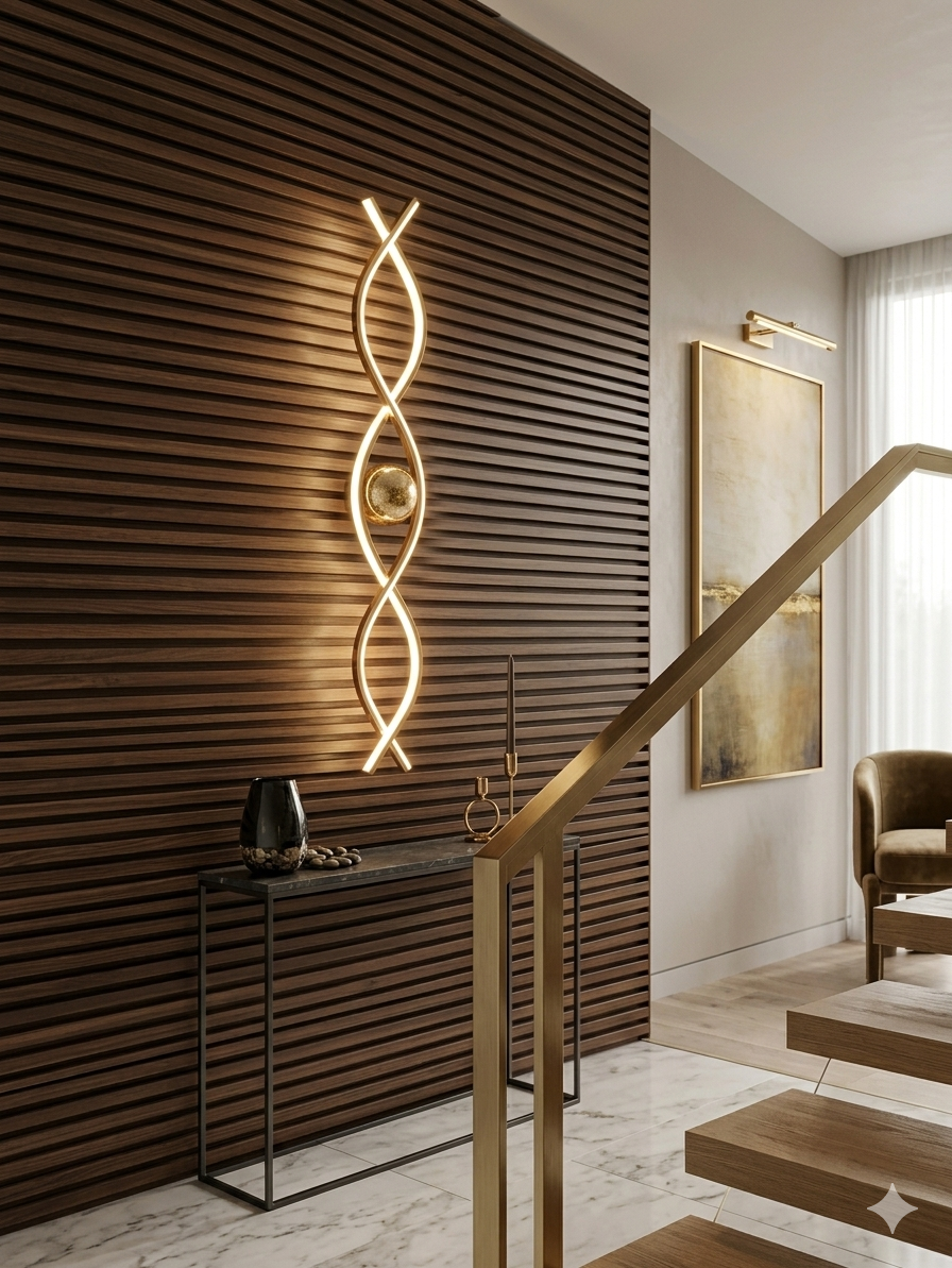 MINIMALIST WAVE WALL SCONCE - WALL LIGHT