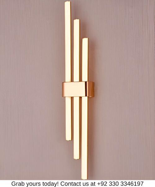 Modern Golden Bar Wall Light- Elegant Lamp for Bedroom & Dining