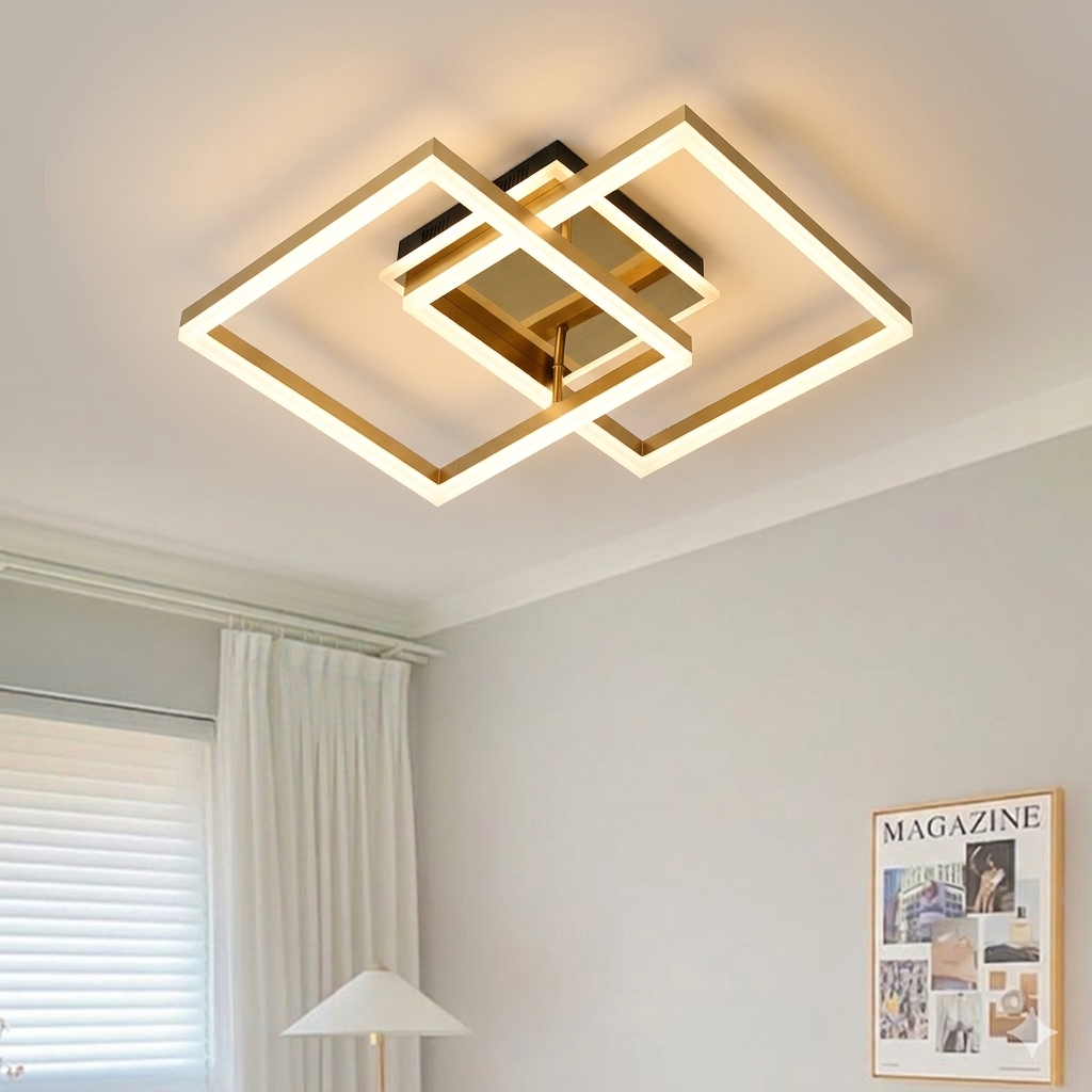 MODERN SQUARE CEILING LIGHT
