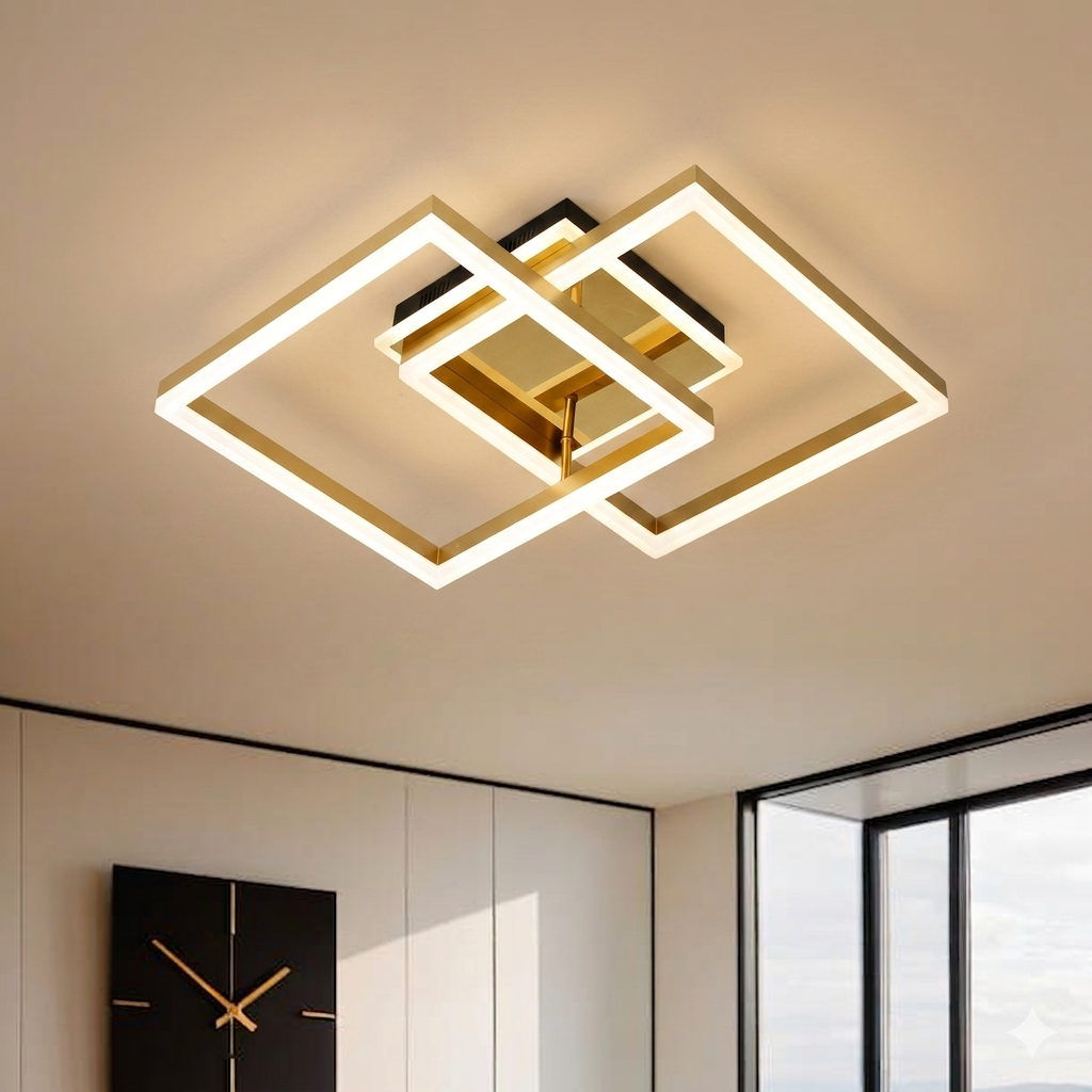 MODERN SQUARE CEILING LIGHT