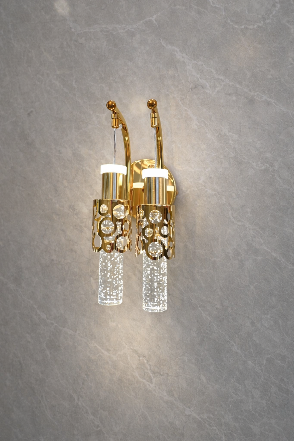 MODERN CRYSTAL WALL SCONCE