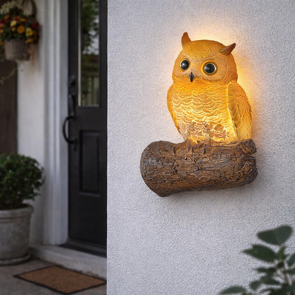 OWL WALL LIGHT  – Indoor & Outdoor Sconce