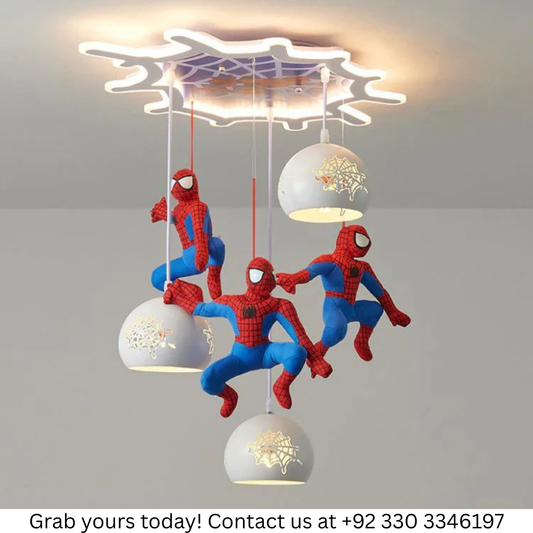 SPIDER-MAN HANGING LIGHT - Perfet for Kids' room