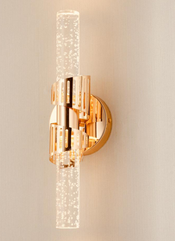 LUXURY CRYSTAL DECORATIVE WALL LIGHT - Stylish Wall Light for Bedroom & Living room