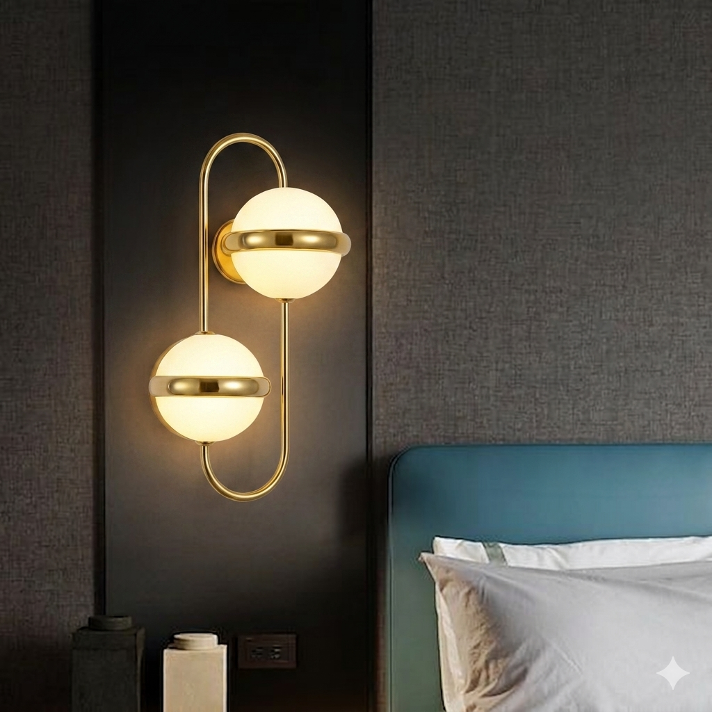 TWIN GLOW BEDSIDE WALL LIGHT