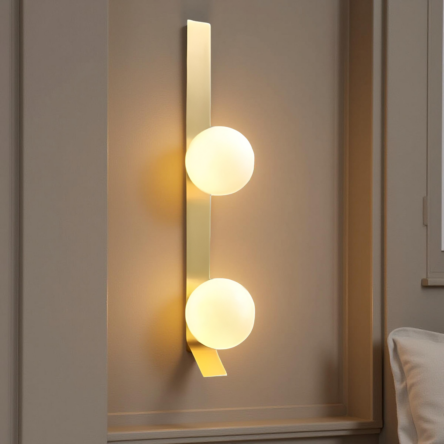 TWIN MOON GLOW WALL LIGHT