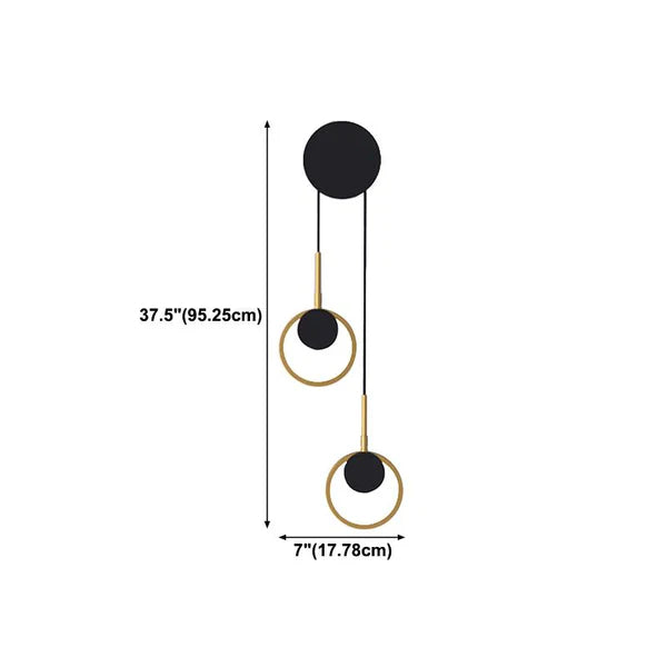 MODERN RING PENDANT WALL LIGHT