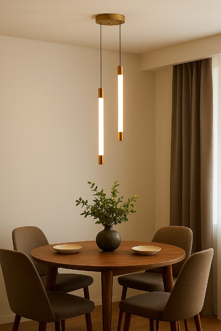 LED Double Tube Pendant Hanging Light in Pakistan – Modern Ceiling Light