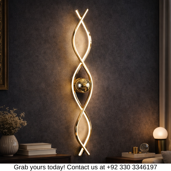 MINIMALIST WAVE WALL SCONCE - WALL LIGHT