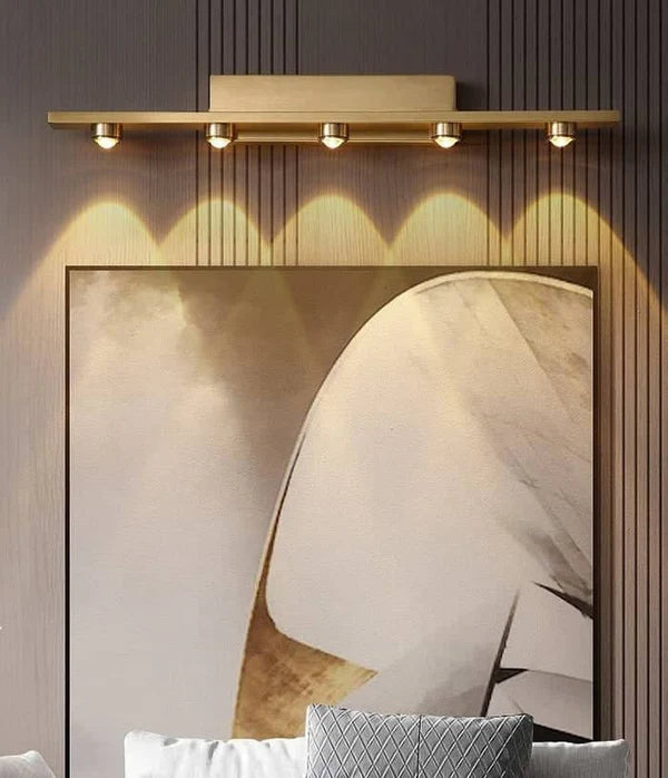 LED BRASS MIRROR LIGHT