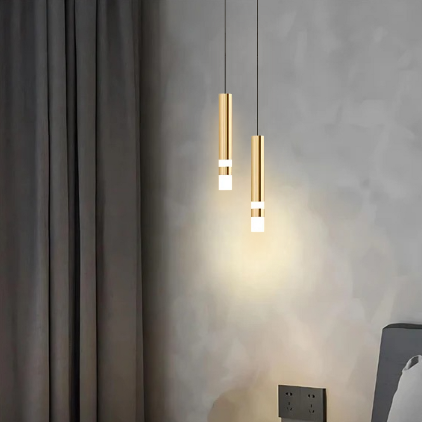 ACRYLIC LONG TUBE HANGING LIGHT