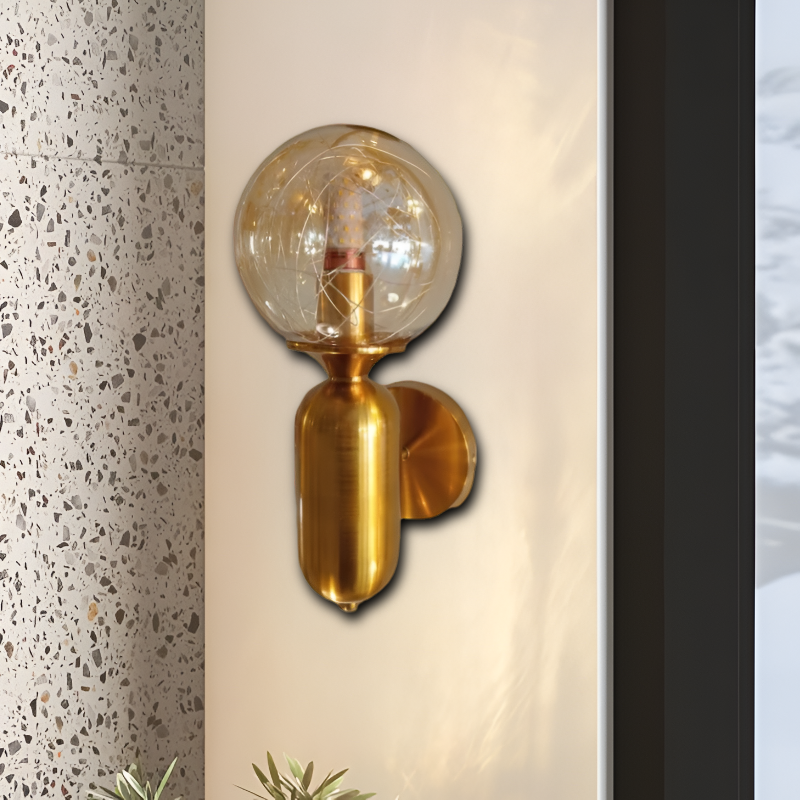 MODERN GLOBE WALL LIGHT