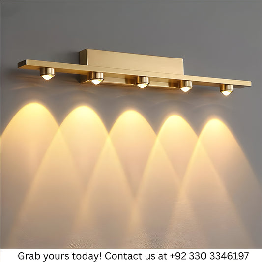 LED BRASS MIRROR LIGHT