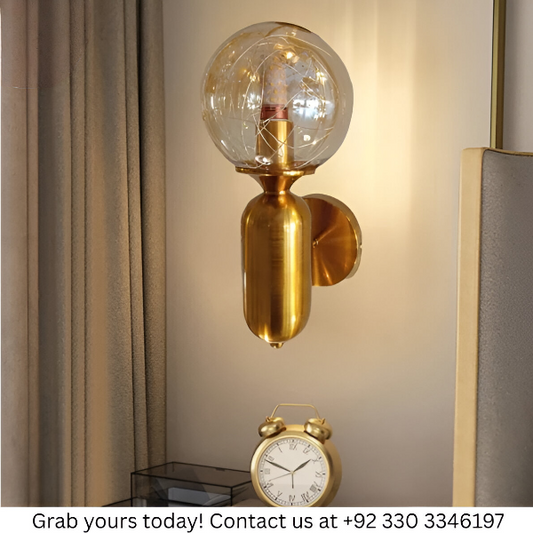 MODERN GLOBE WALL LIGHT